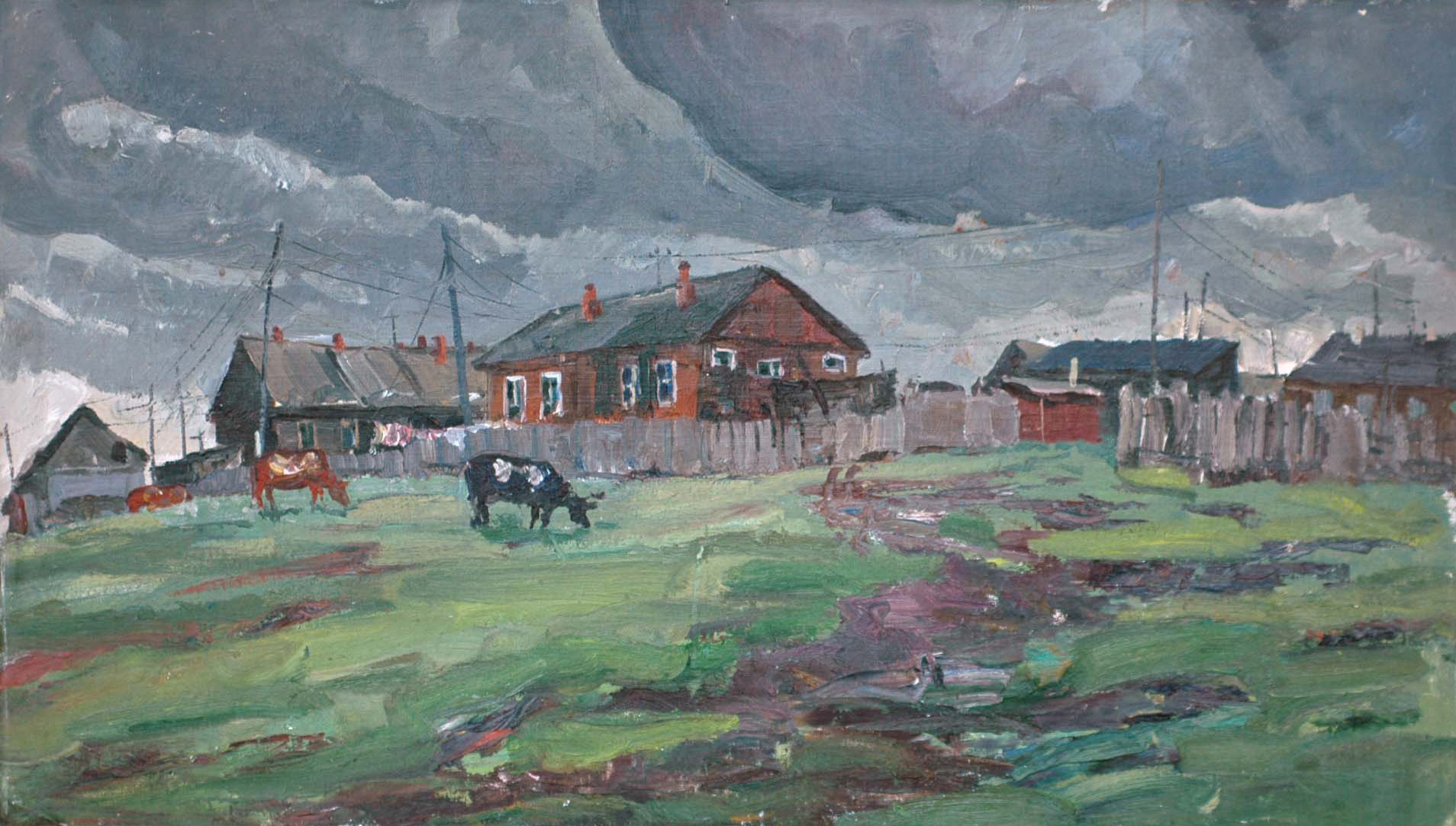 Хмурый день. 1982 г.