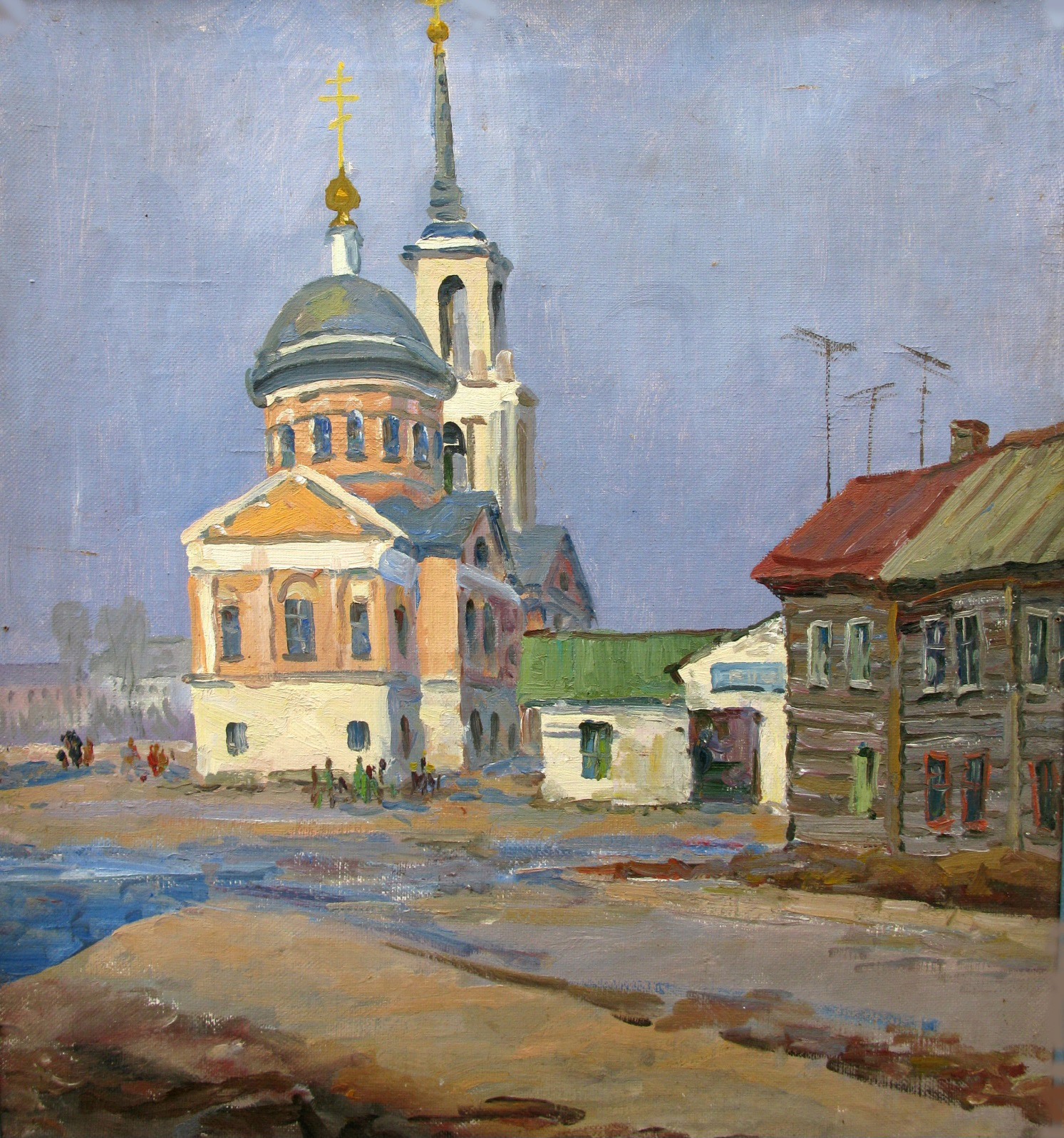 Торжок. Храм Ильи Пророка. 1984 г.