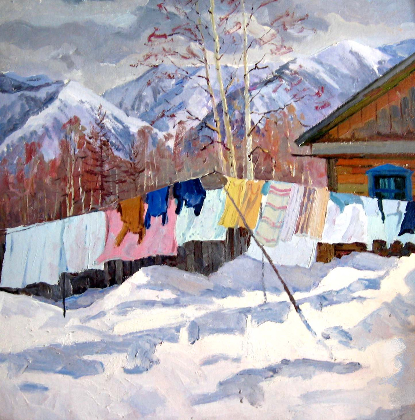 Банный день. 1974 г.