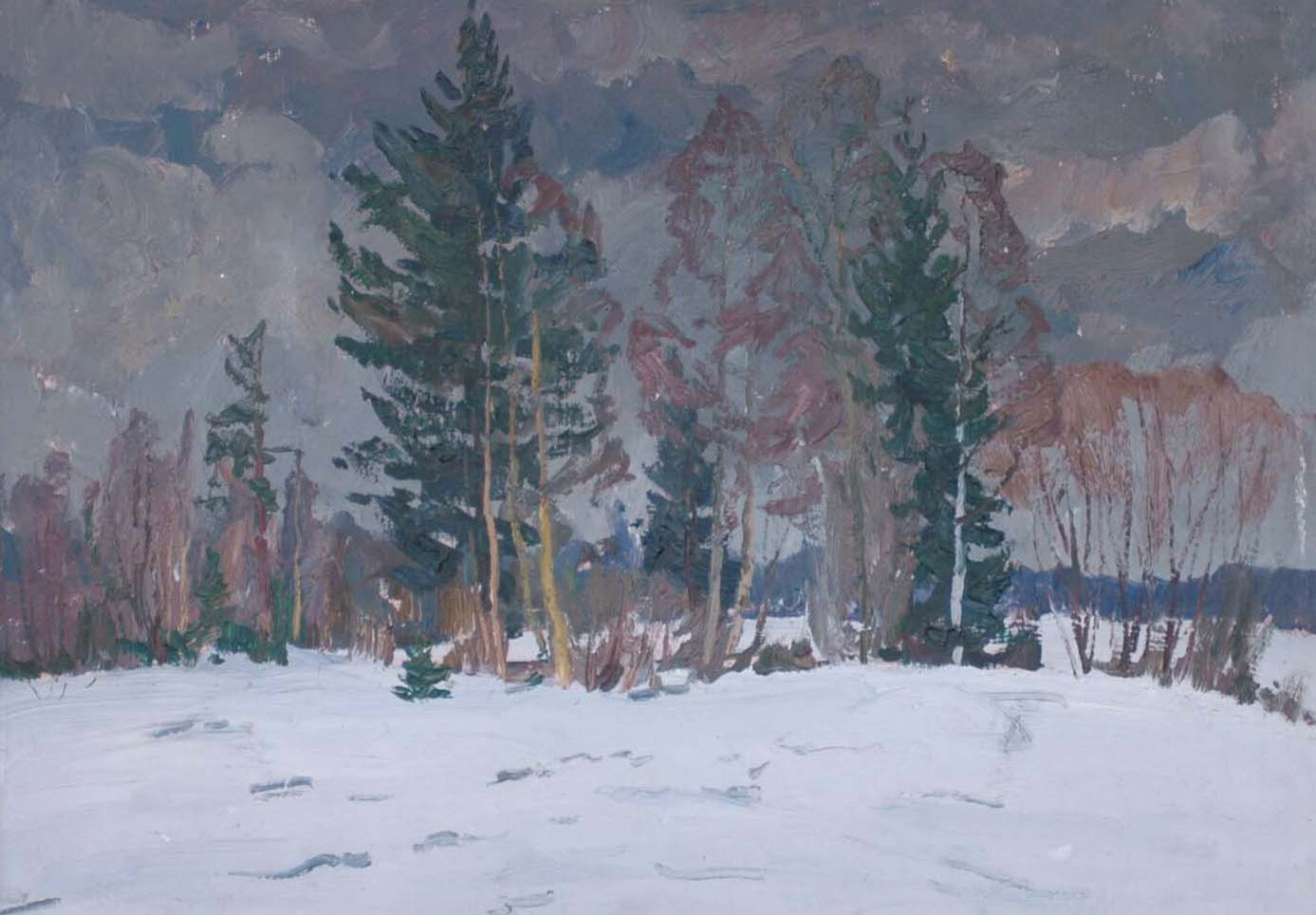 Зима. Сумерки. 1984 г.