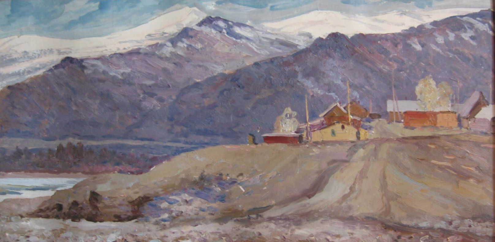 Северная деревня. 1975 г.