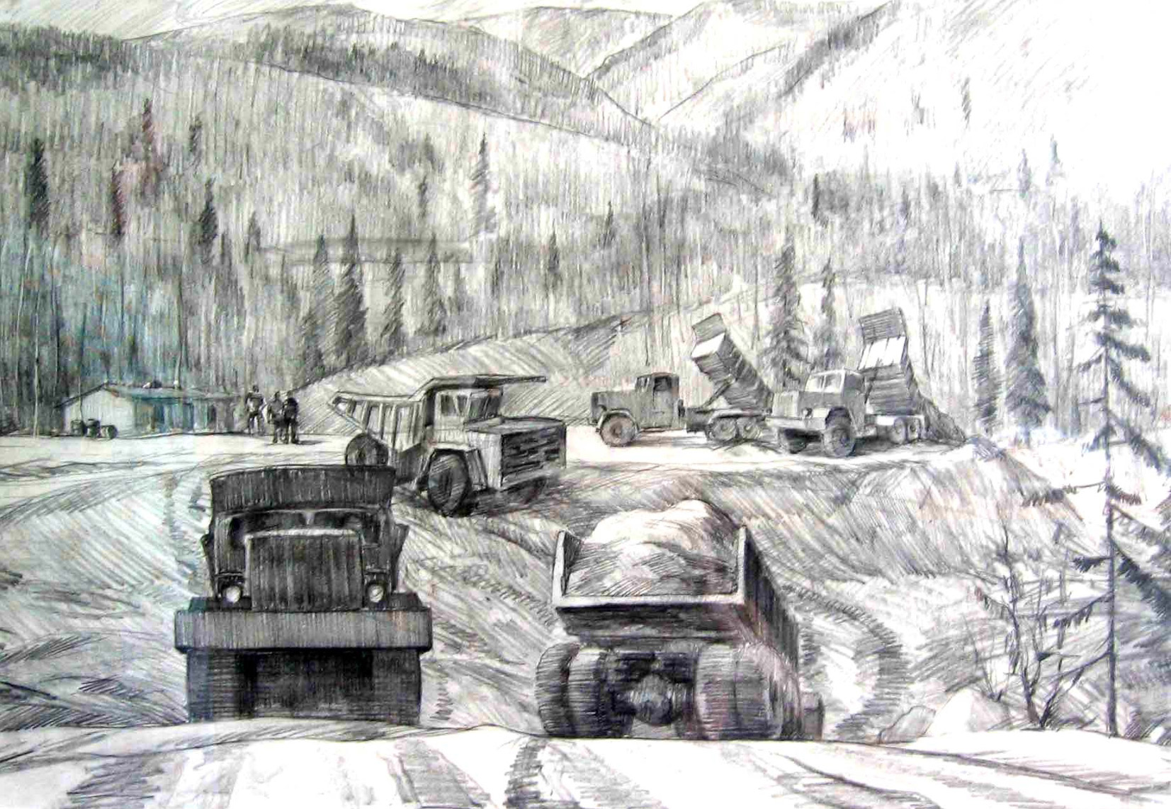 Ритмы стройки. 1980 г.