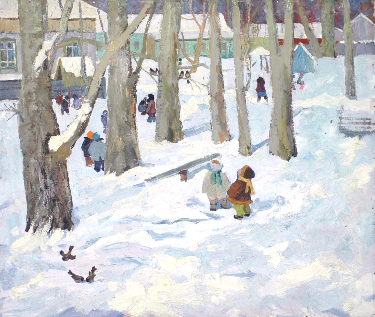 Воробушки. 1975 г.