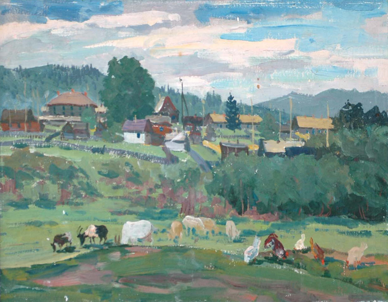 Летний этюд. 1982 г.