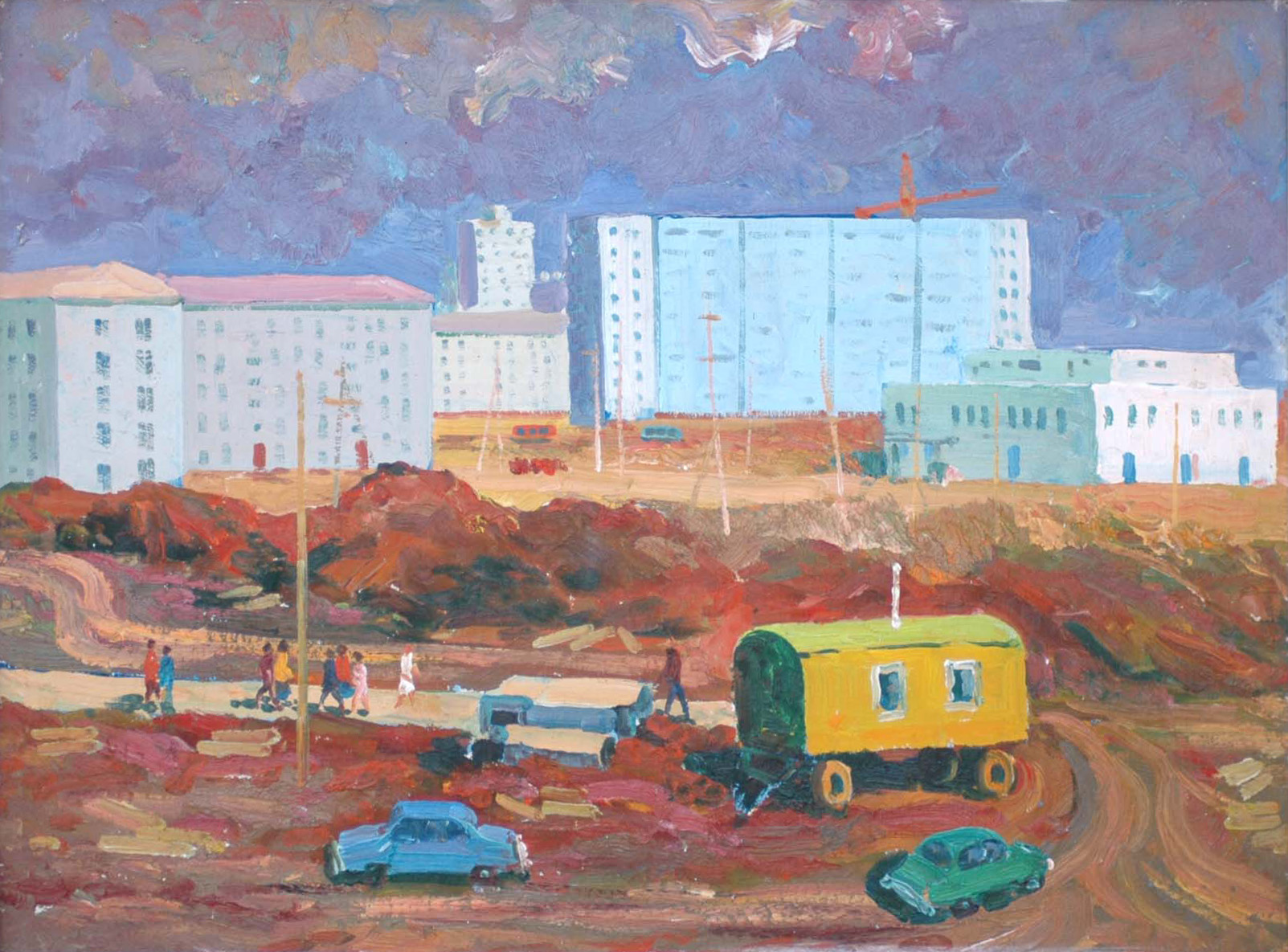 Новостройка. Благовещенск. Микрорайон 2. 1982 г.