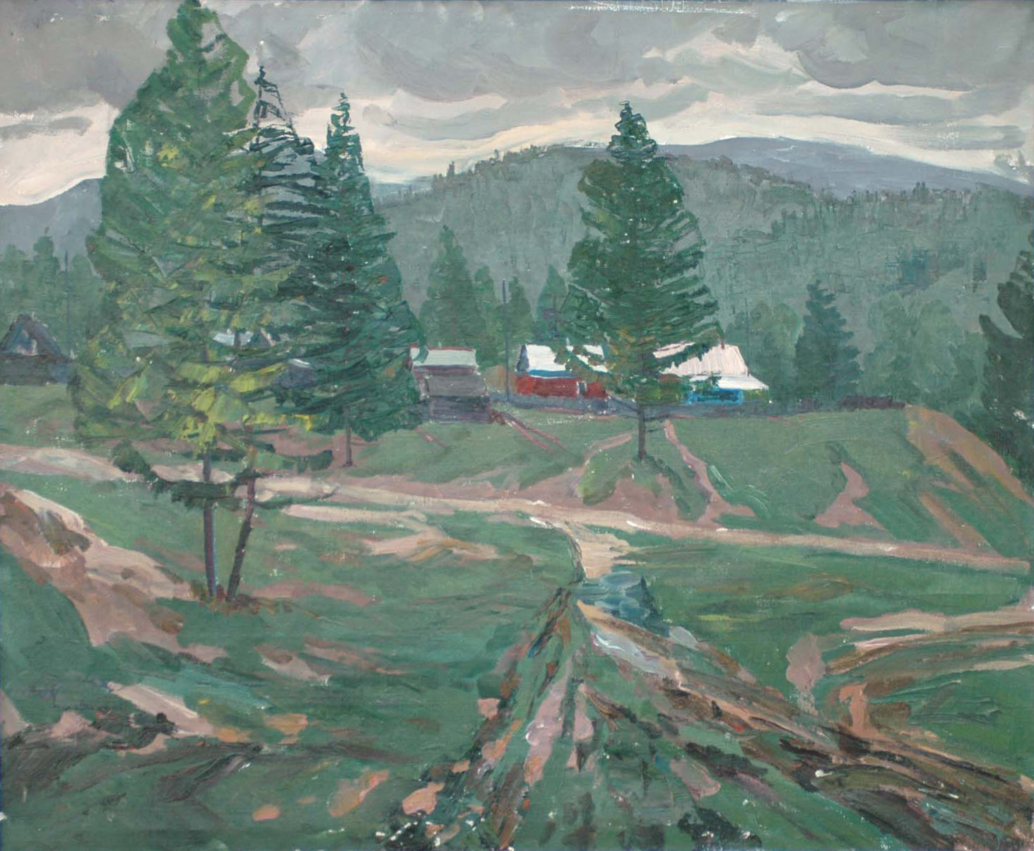 Окраина Кульдура. 1982 г.