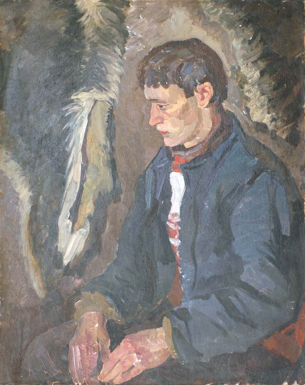 Портрет зверовода. 1976 г.