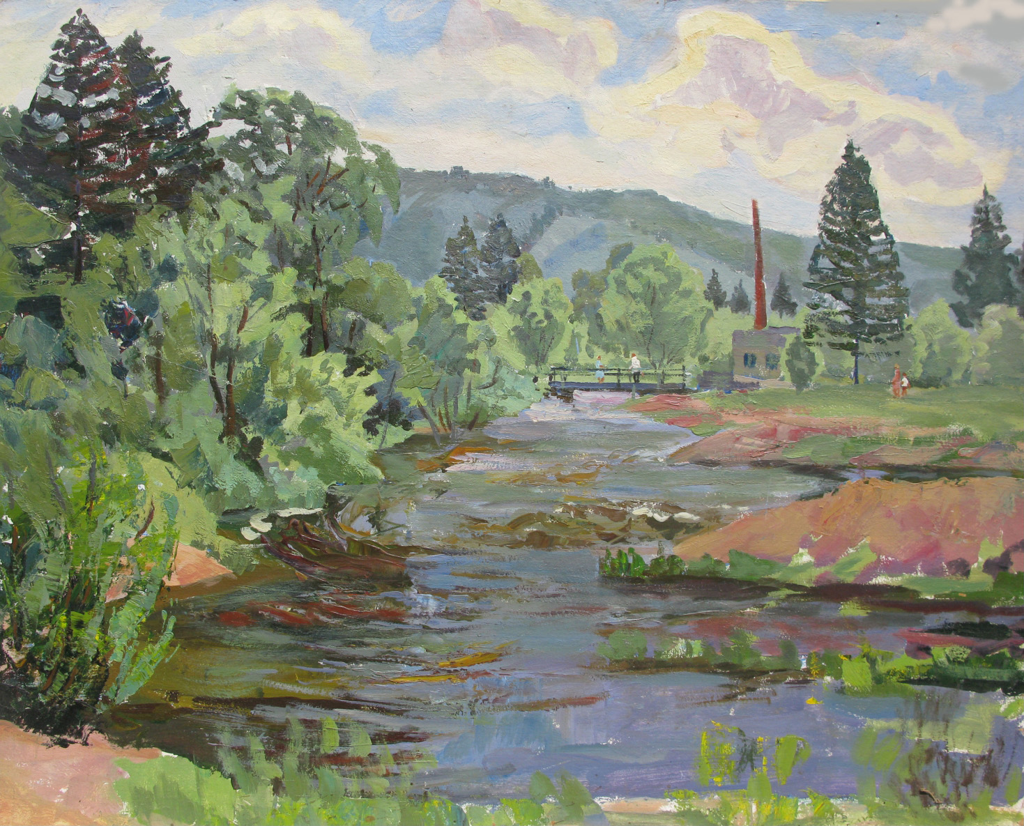 Река Кульдурка. 1982 г.