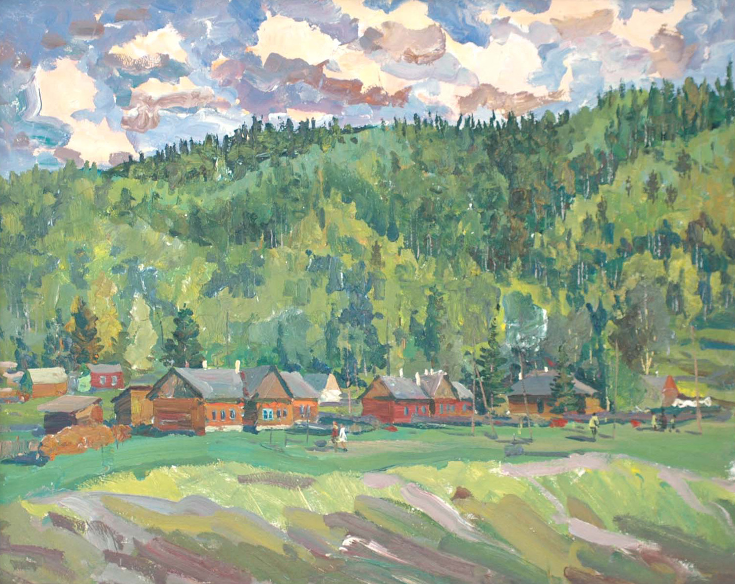 Поселок железнодорожников. 1982 г.