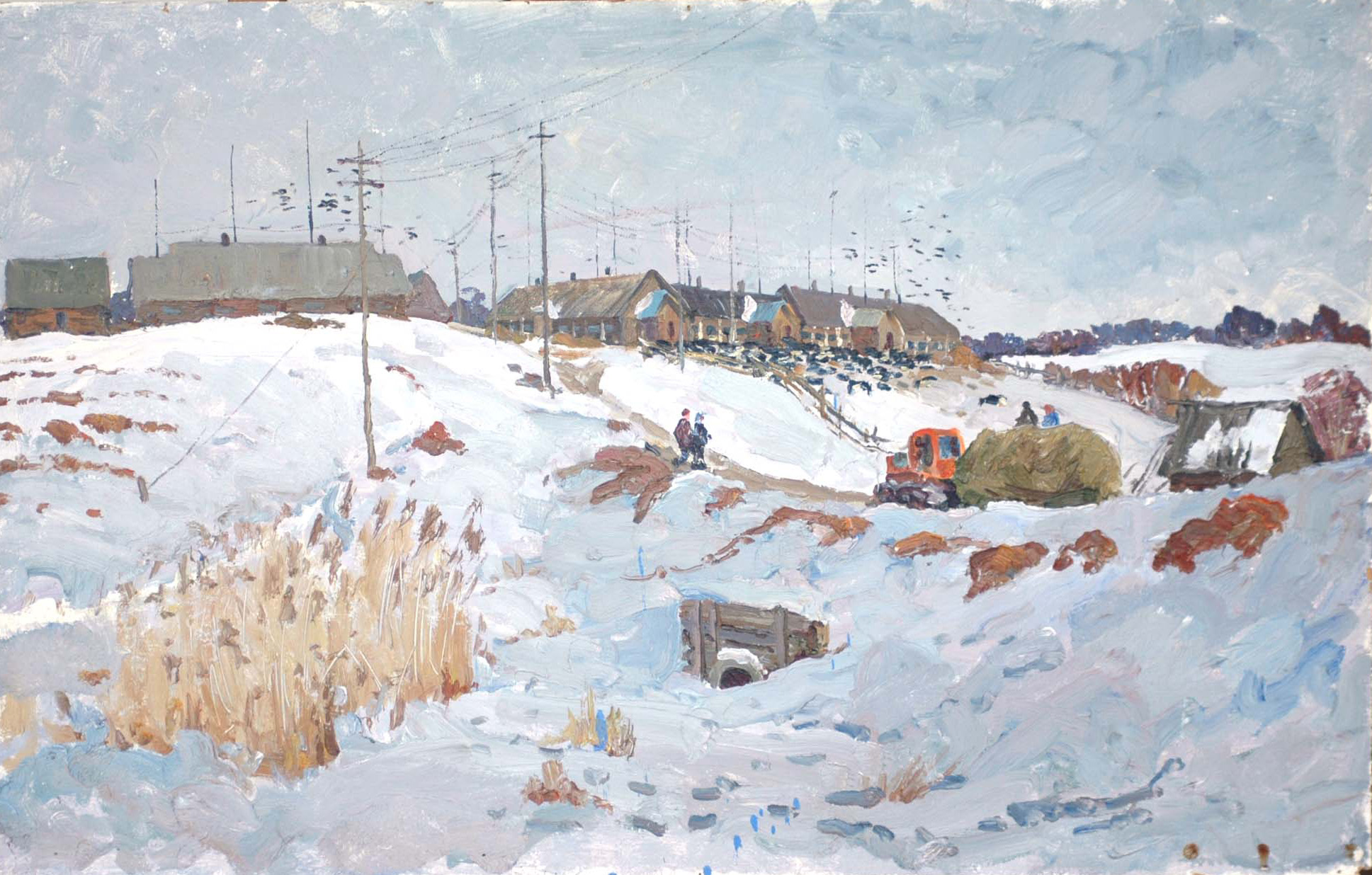 Путь на ферму. 1974 г.