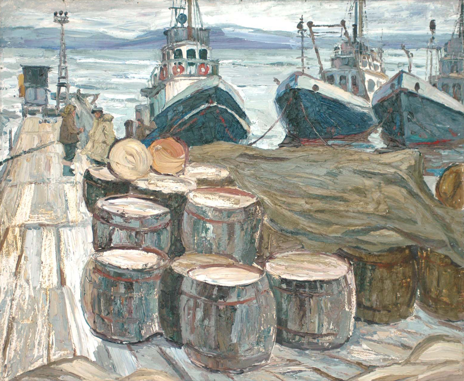 Рыбацкие сейнеры. 1979 г.