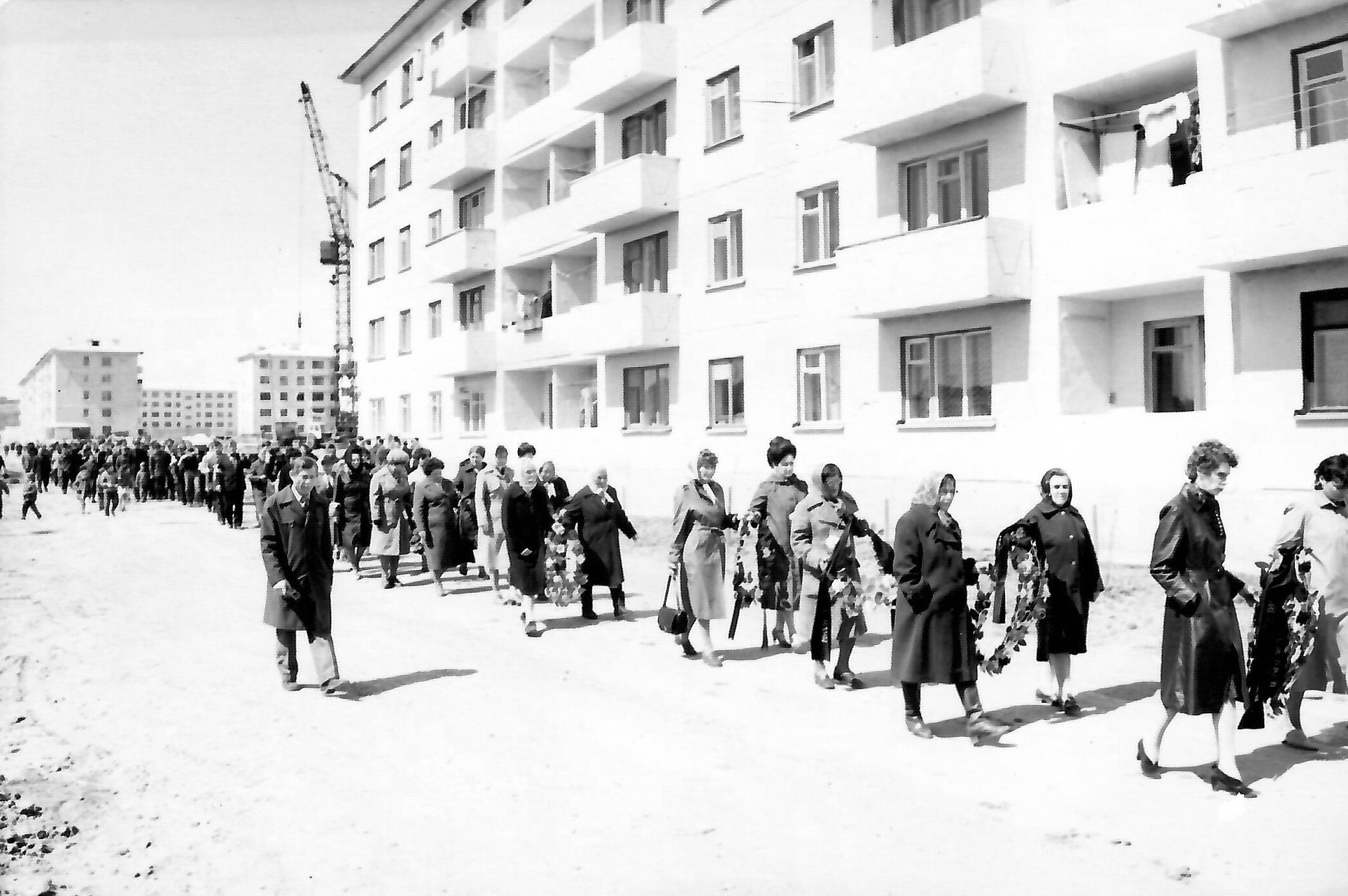 Funeral procession. Photo No. 2. Blagoveshchensk. April 1985.